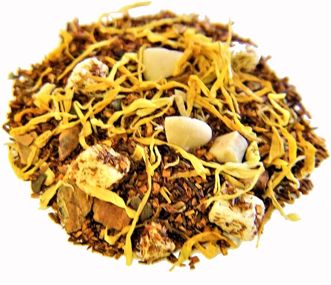 Nelson's Tea - Caramel Apple - Rooibos Loose Leaf Tea - Red Rooibos, cinnamon chips, caramel chips, dried apples, and marigold (Sample 0.5 Oz)