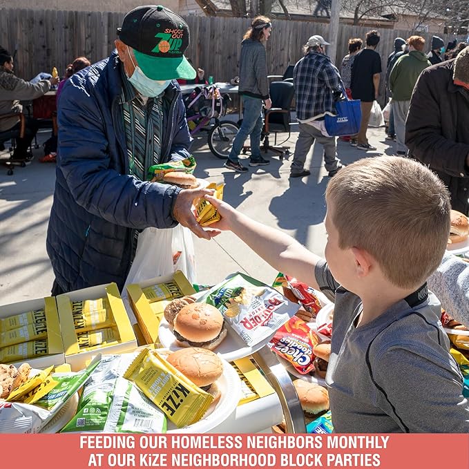 KiZE Energy Bars - Peanut Butter Honey - 30-Count - Gluten Free, Dairy Free, Non-GMO, and High Protein Meal Replacement Energy Bars, Clean and Simple Food Ingredients - 7g High Protein Snacks (30 Count)