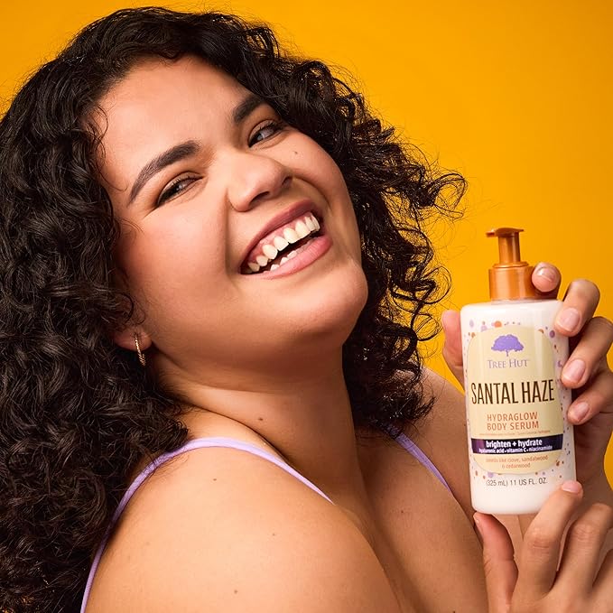 Tree Hut Santal Haze Hydraglow Body Serum, 11 OZ.