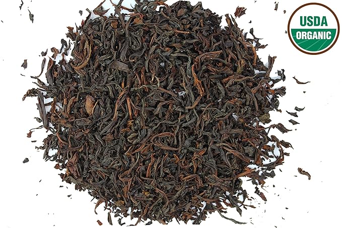 U.S. Wellness Naturals Irish Breakfast Tea, SMOOTH, RICH & WELL-ROUNDED loose leaf tea, 110+ cups, 8oz, 100% ORGANIC CEYLON (2 Estate Blend), fresh new harvest, OP grade tea