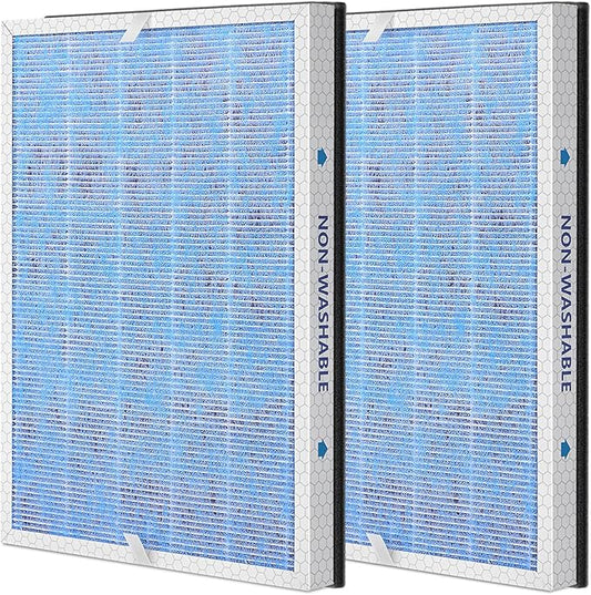 MSA3 Replacement Filter, Compatible with Membrane Solutions MSA3/MSA3S Air Purifier,【Upgraded】3-in-1 Filter, 2-Pack - Standard Version