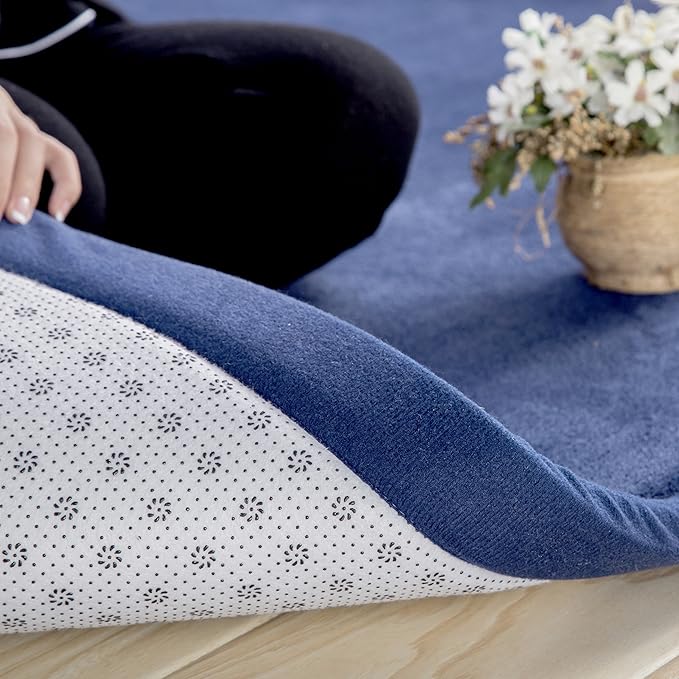 V-mix Baby Play Mat, Handmade Weaving Plush Foam Play Crawling Rugs for Baby, Toddler, Children, Yoga Mat, Exercise Mat Cushy-Soft & Thick Hypoallergenic, Non-Toxic, Reversible