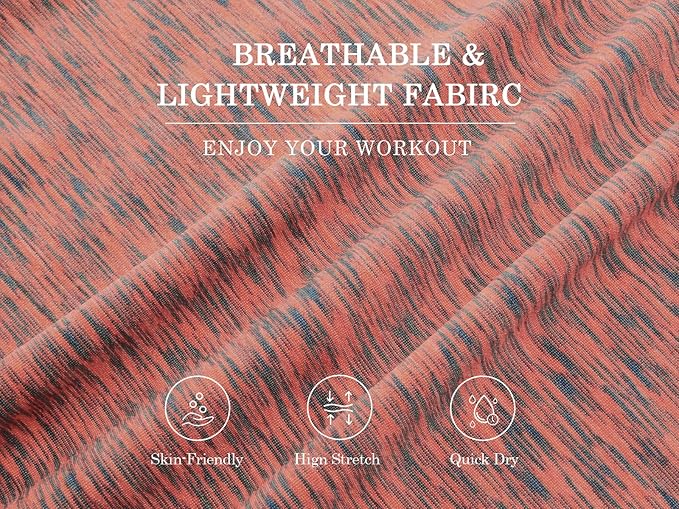 Kimmery Workout Tops for Women Long Sleeve Shirts for Women Quick Dry Line Decor Yoga Tops Sizes S-3XL