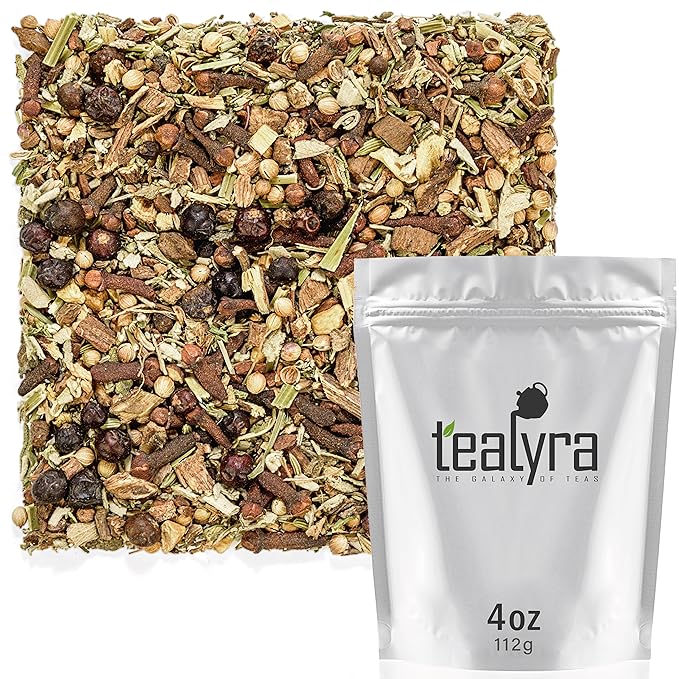Tealyra - Blood Cleanser Tea - Wellness Detox - Health Tonic - Dandelion - Ginger - Loose Leaf Herbal Tea - Natural Cleanse - Diuretic Tea - Caffeine-Free - 112g (4-ounce)